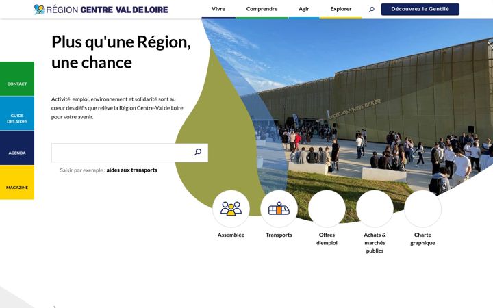 Screenshot of centre-valdeloire.fr