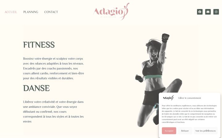 Screenshot ta' centreadagio.fr