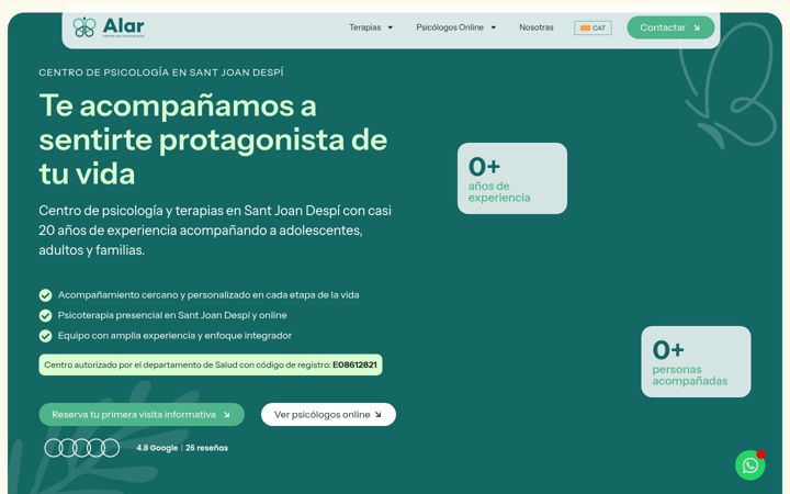 Screenshot of centrealar.com