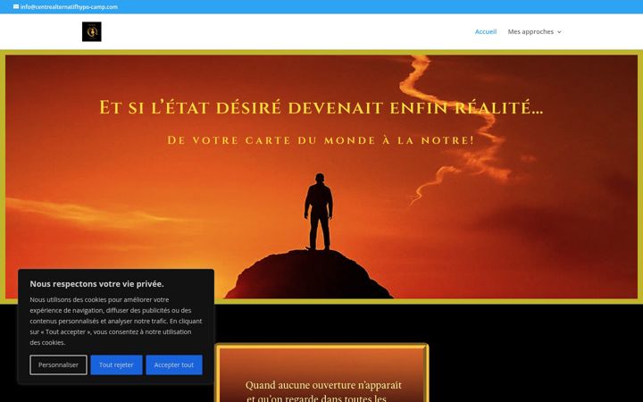 Screenshot of centrealternatifhypo-camp.com