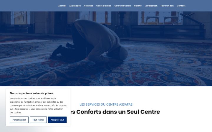 Screenshot of centreassafae.com