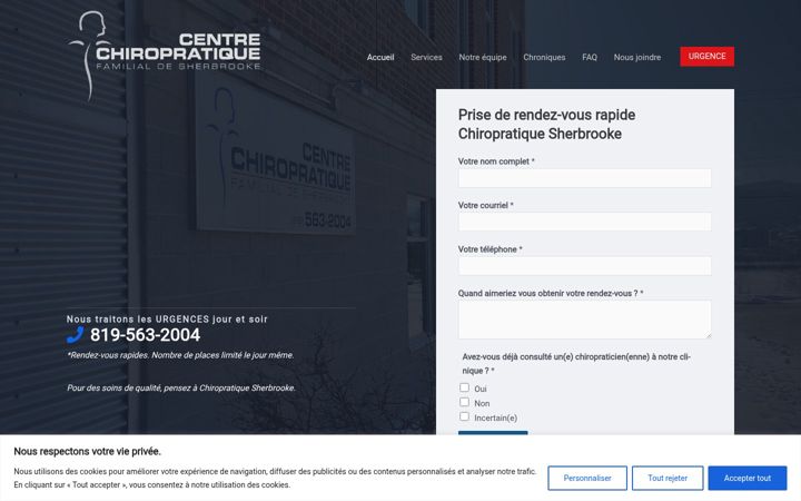 Képernyőkép: centrechiropratique.ca