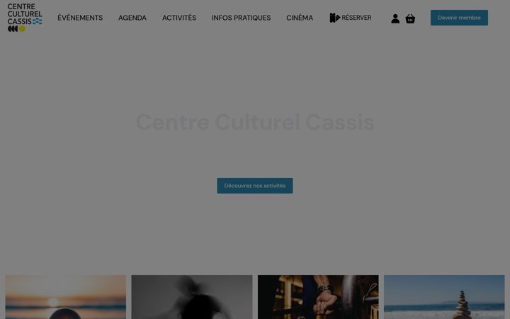 Screenshot of centreculturelcassis.com