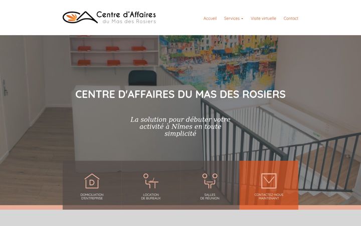 Skjámynd af centredaffairesnimes.fr