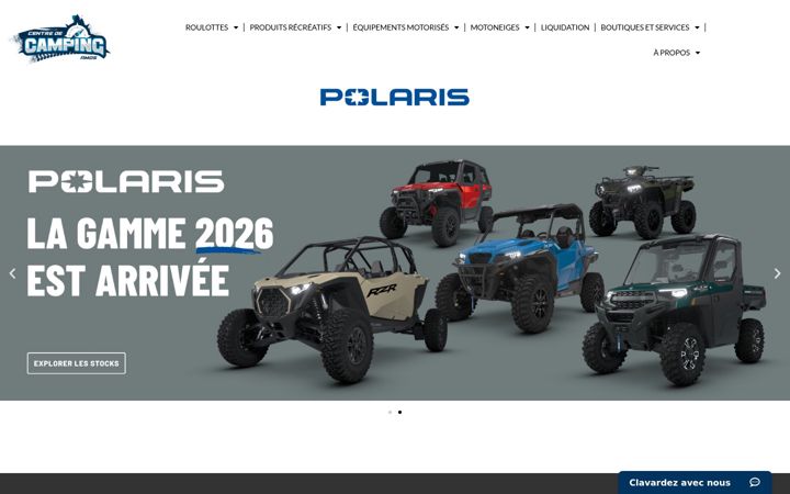 Screenshot of centredecampingamos.com