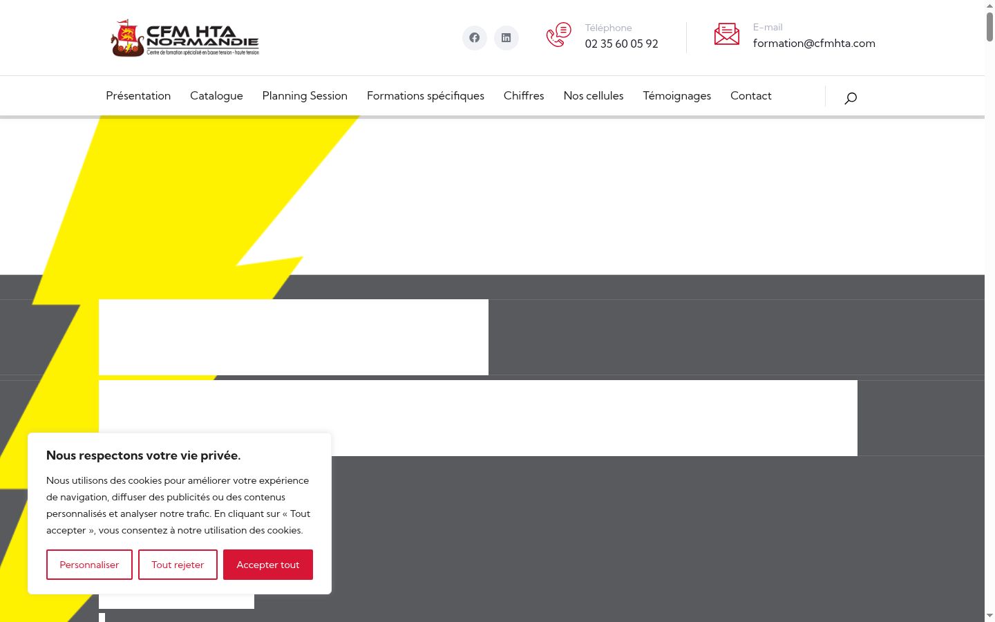 Screenshot des Einwilligungsbanners vor jeglicher Interaktion