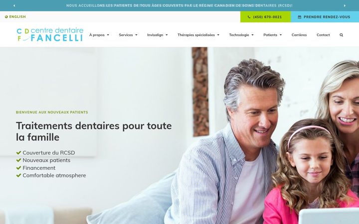 Képernyőkép: centredentairefancelli.ca