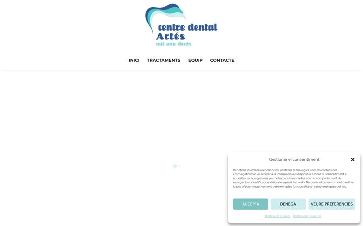 Screenshot of centredentalartes.com