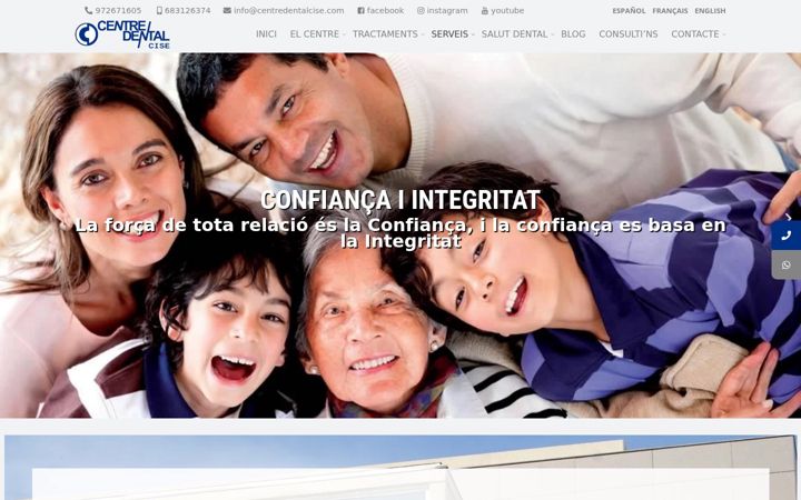 Screenshot of centredentalcise.com