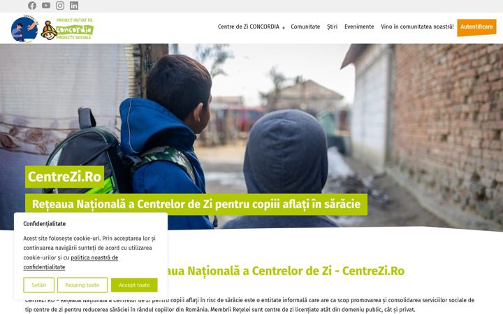 Captura de ecrã de centredezi.ro