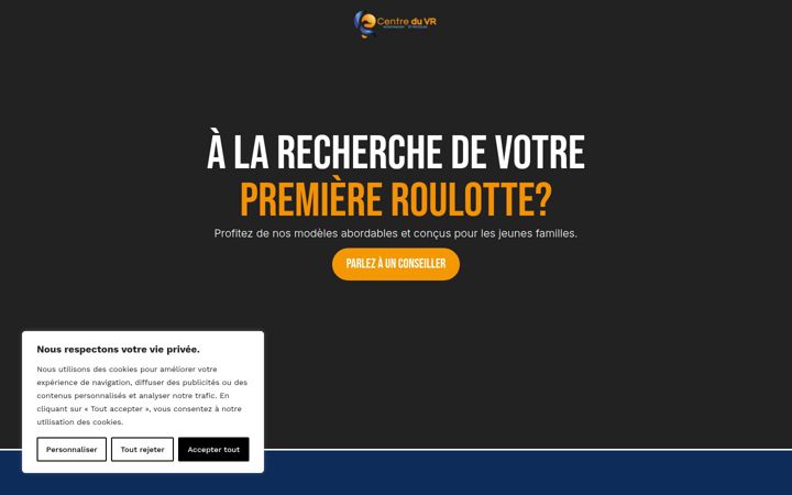 Screenshot of centreduvrb.com
