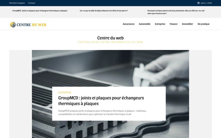 Screenshot of centreduweb.com
