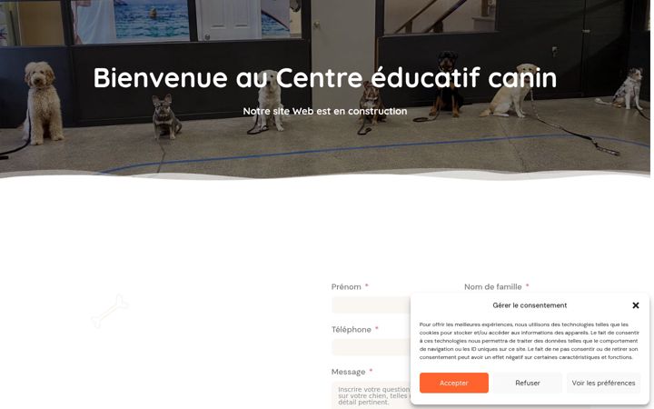 Screenshot of centreeducatifcanin.com