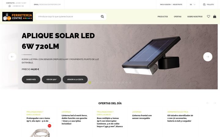 Screenshot of centreferr.com