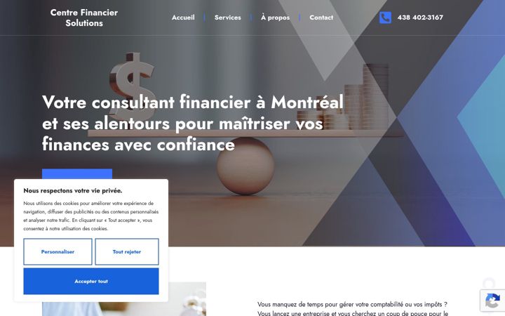 Képernyőkép: centrefinanciersolutions.ca