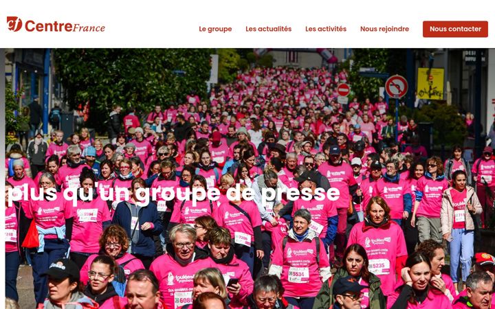 Screenshot of centrefrance.com