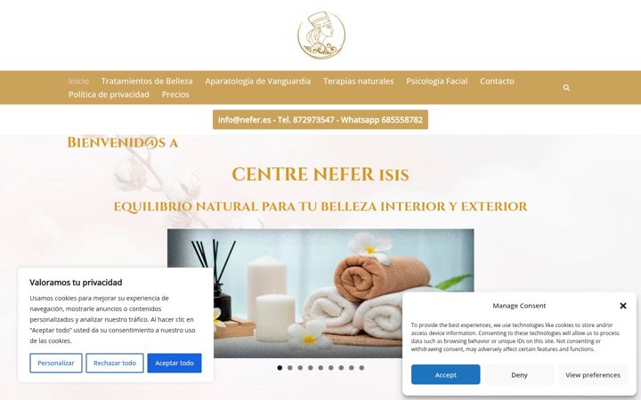 Screenshot of centreisis.com