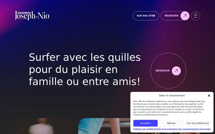 Screenshot of centrejosephnio.com
