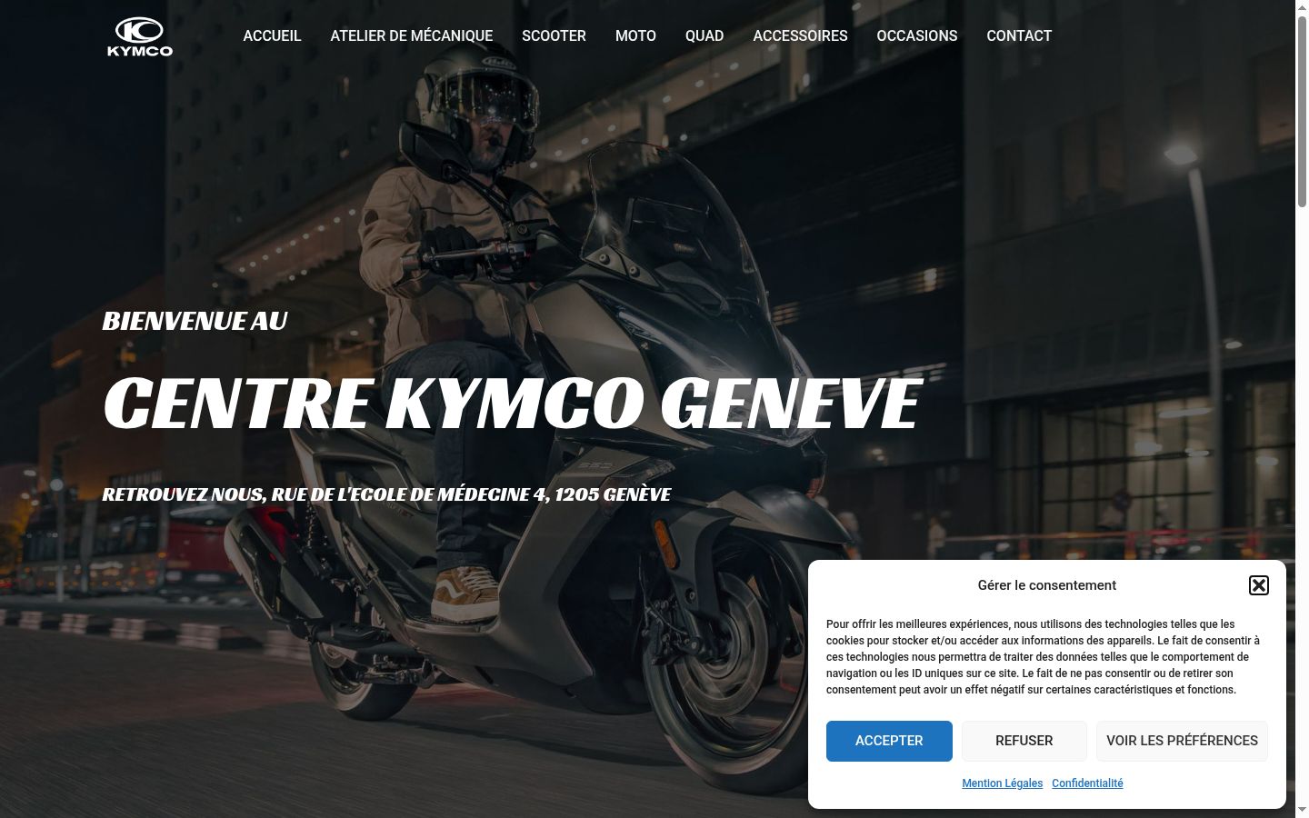 Screenshot tal-banner tal-kunsens muri qabel kwalunkwe interazzjoni