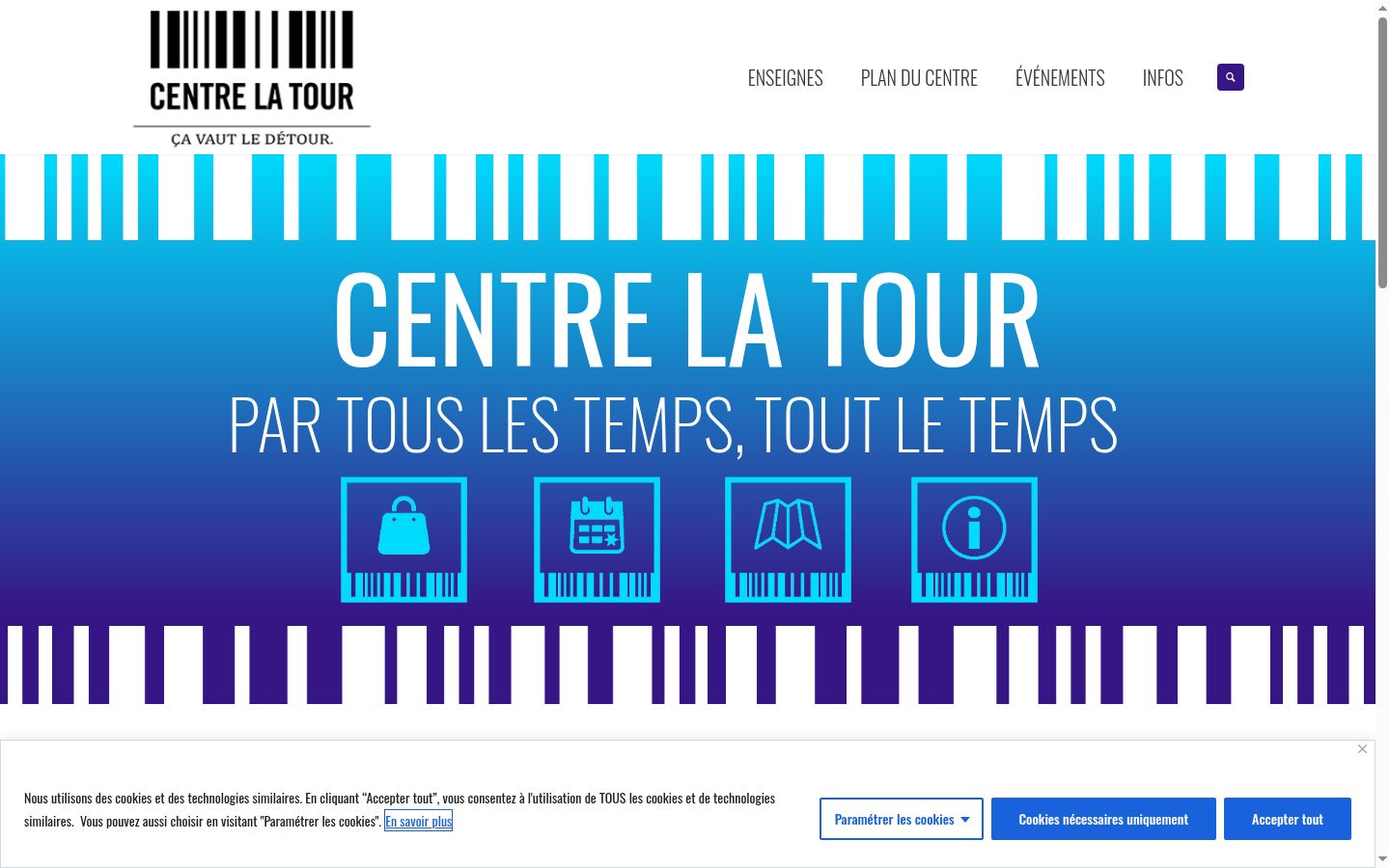 Screenshot tal-banner tal-kunsens muri qabel kwalunkwe interazzjoni