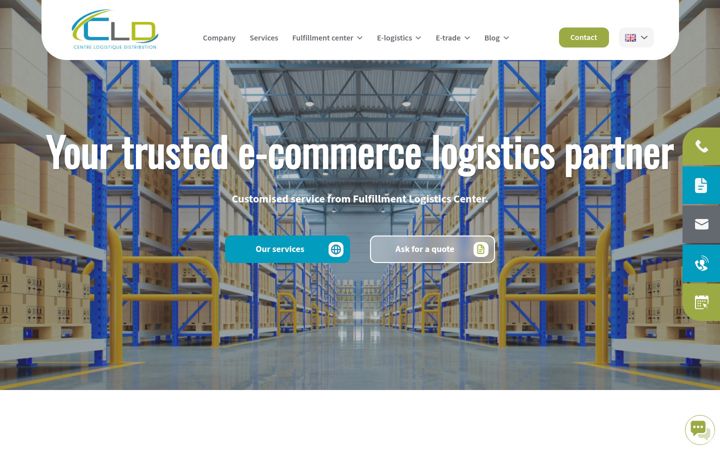 Screenshot ta' centrelogistiquededistribution.fr