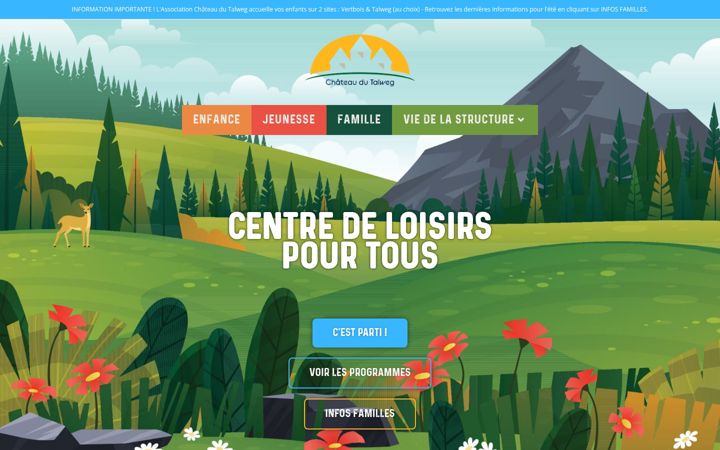 Screenshot ta' centreloisirs-chambery.fr