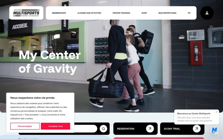 Snímek obrazovky centremultisports.org