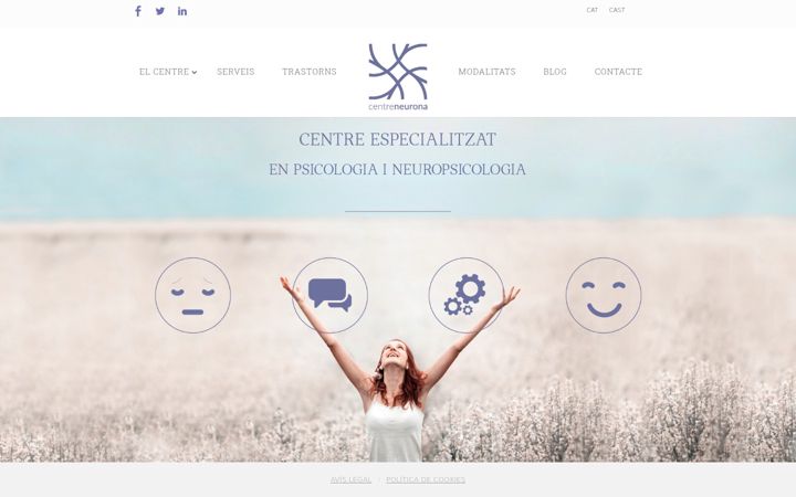 Screenshot of centreneurona.com