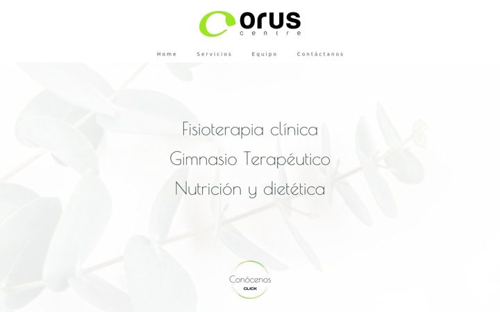 Screenshot of centreorus.com