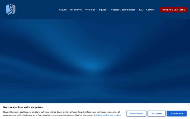 Screenshot ta' centreosny.fr