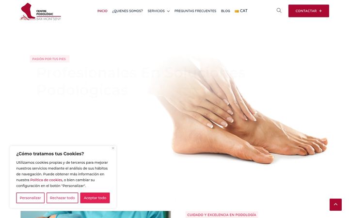 Screenshot of centrepodologicbaixmontseny.com