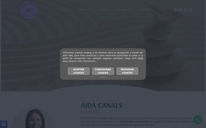 Screenshot of centrepsicologickaizen.com