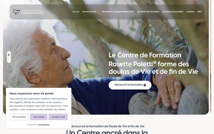 Screenshot of centrerosettepoletti.ch