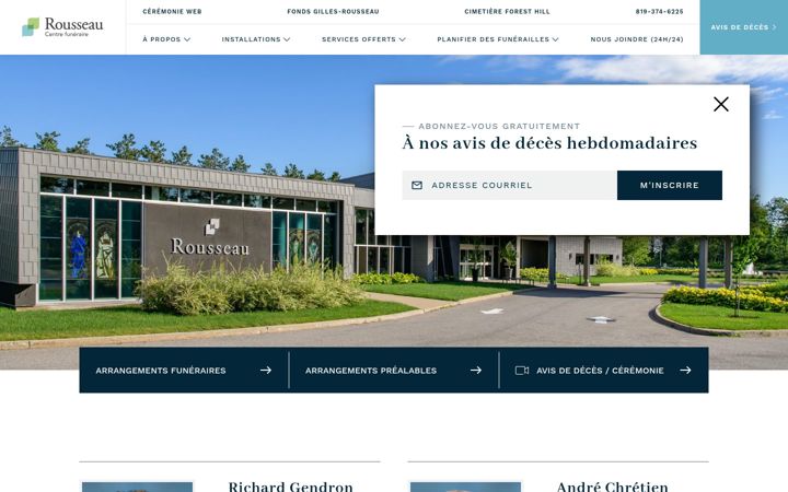 Ekraanipilt saidist centrerousseau.com