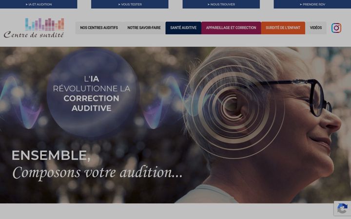 Screenshot ta' centres-surdite.fr