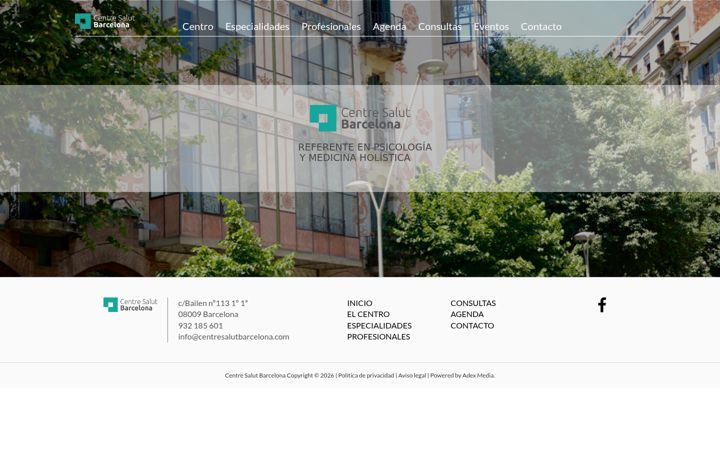 Screenshot of centresalutbarcelona.com