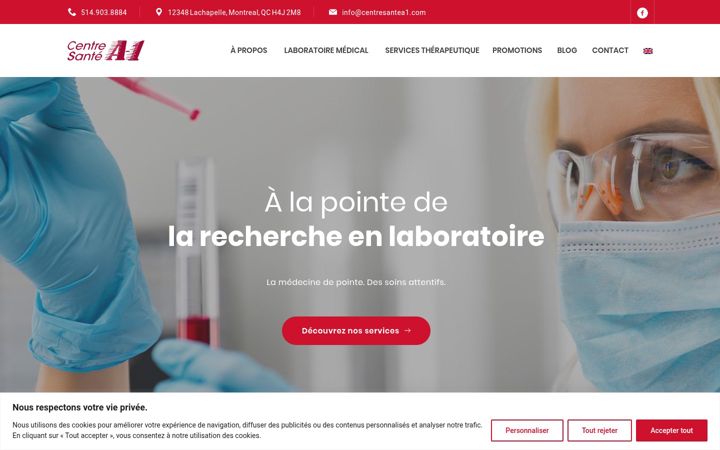 Screenshot of centresantea1.com