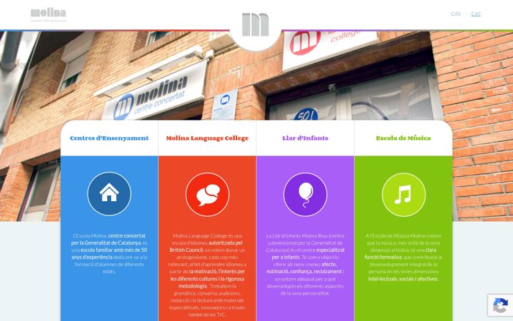 Screenshot of centresmolina.com
