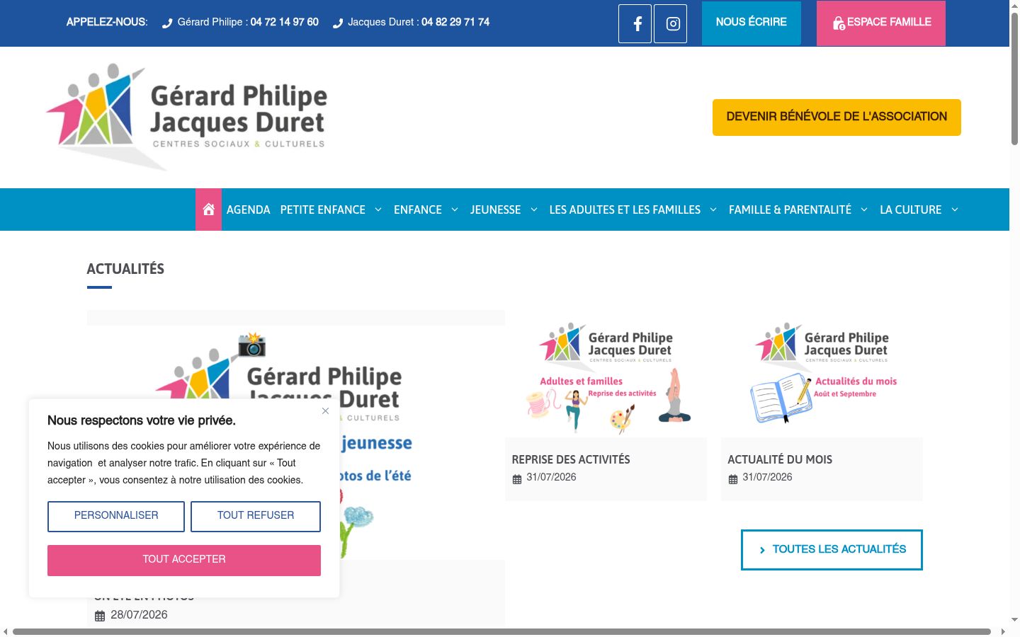 Screenshot tal-banner tal-kunsens muri qabel kwalunkwe interazzjoni