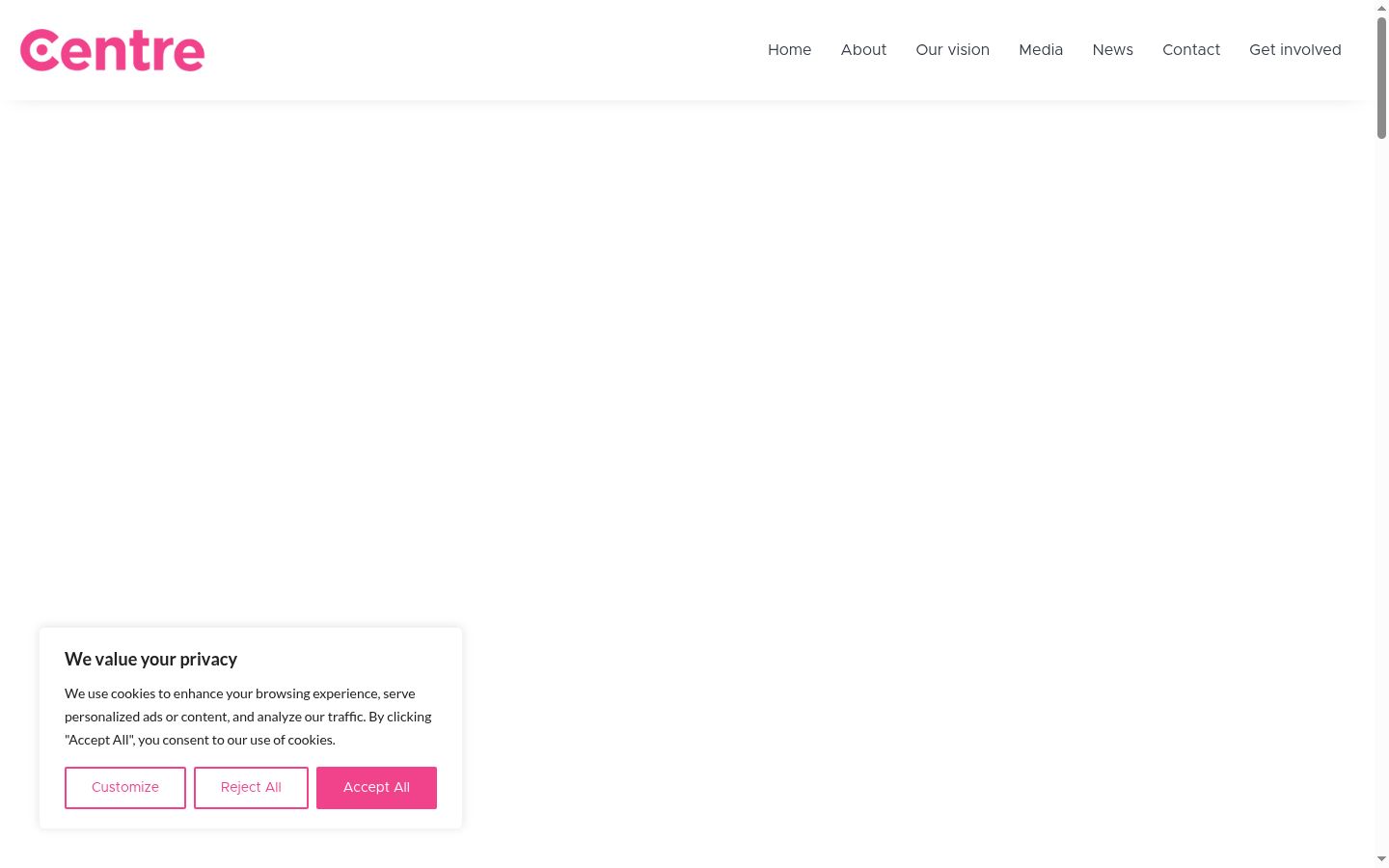 Screenshot tal-banner tal-kunsens muri qabel kwalunkwe interazzjoni