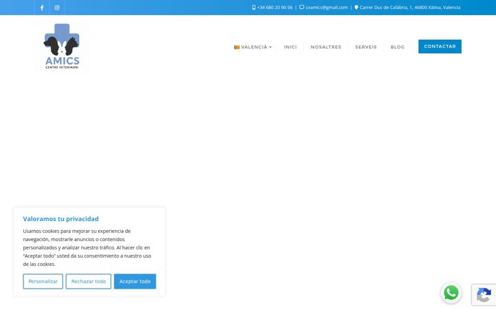 Screenshot of centreveterinariamics.com