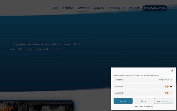 Screenshot of centridentalsmile.it