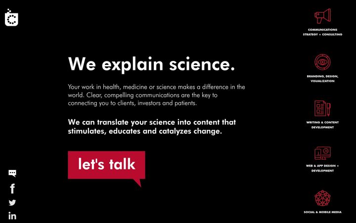 Screenshot of centrifugemedialab.com