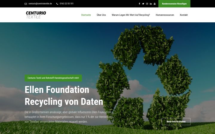 Screenshot of centriotextile.de