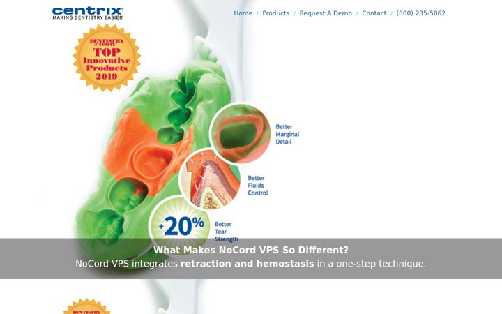 Screenshot of centrixnocordvps.com