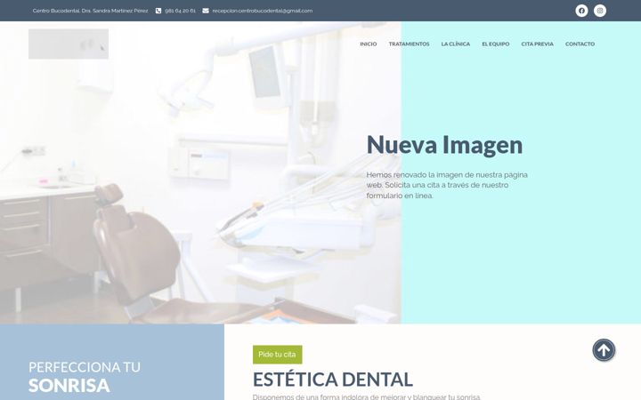 Screenshot of centro-bucodental.com