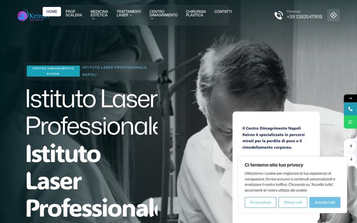 Screenshot of centro-keiron.com