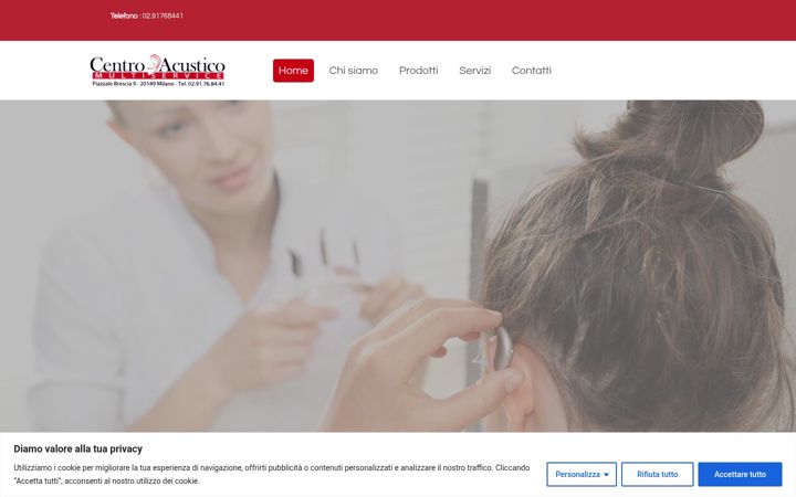 Screenshot of centroacusticomultiservice.com