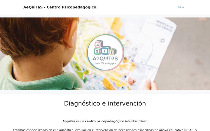 Screenshot di centroaequitas.es