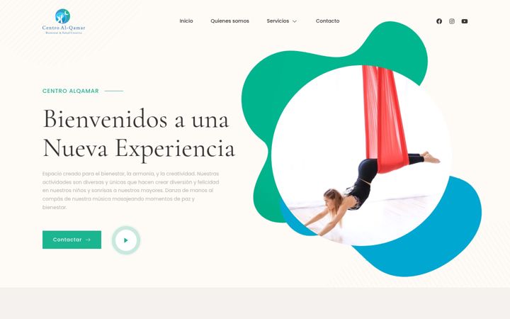 Screenshot of centroalqamar.com